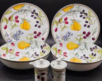 (6) Dansk Umbria Fruits Serveware