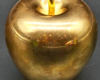 Gilt Golden Apple Figurine