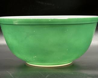 Vintage Pyrex Green Opal Glass Mixing Bowl