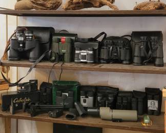 Binoculars . lenes, cameras and ducks!