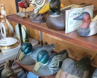 Decoys - wood, foam, plastic 