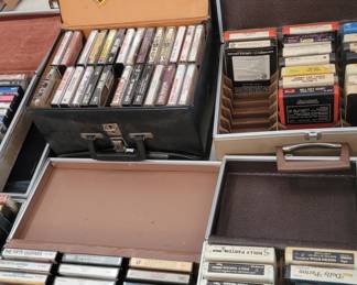 Cassettes and 8 track