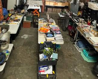 Overalll view - as we started to close up for the day - hunting and fishing related items, clothes and more