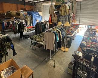 Overalll view - as we started to close up for the day - hunting and fishing related items, clothes and more