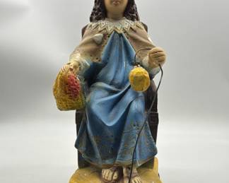 Ceramic 
 Santo Niño de Atocha/Christ Child Statue