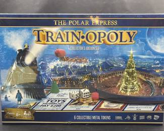 Polar Express Train-Opoly in Factory Sealed Box