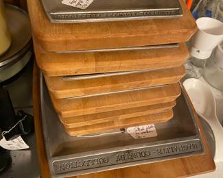 Rare Magnalite Meat tray and sizzle servers. Full set