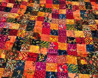 Handmade quilt with Velvet🥰