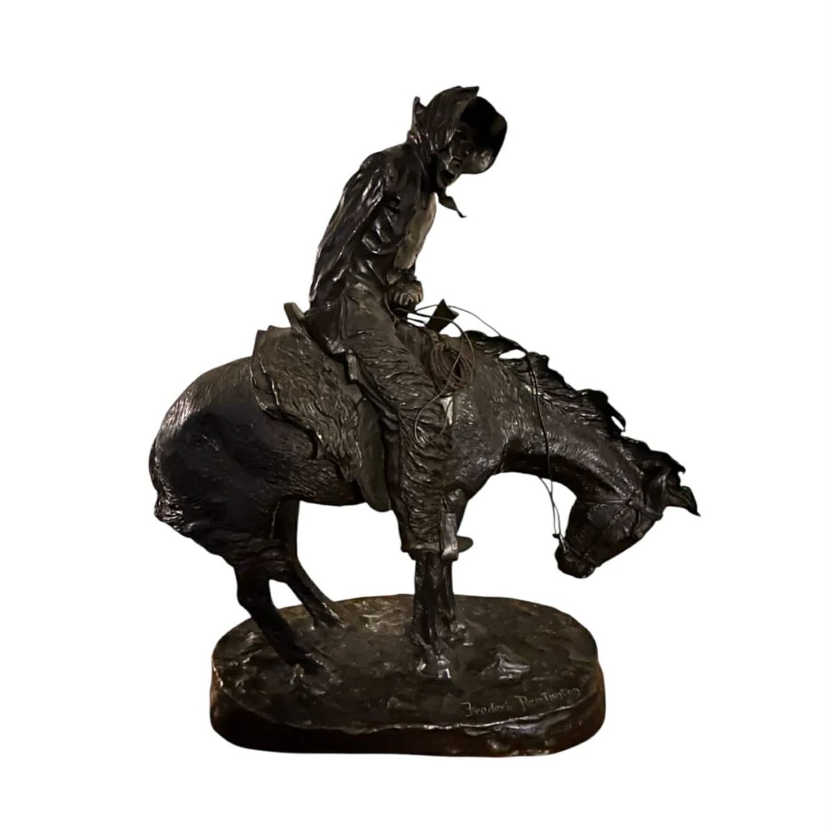 1895 Frederic Remington Bronze Statue