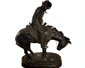 1895 Frederic Remington Bronze Statue