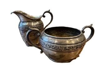 Sterling Sugar Creamer