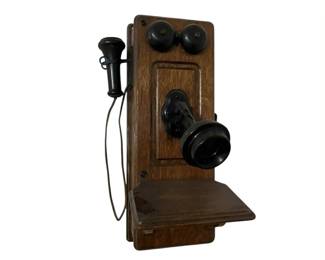 Antique Wall Crank Telephone