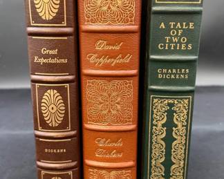 Vintage Leather-Bound Charles Dickens Novels * 1975-1979 Collectors & Limited Editions
