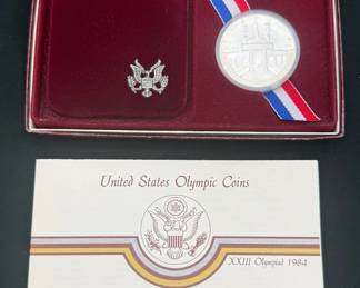 1984 ‘United States Olympic Coins’ Liberty Silver Dollar
