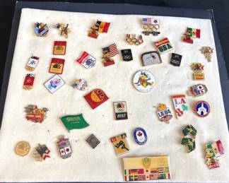 38+ 1984 Los Angeles USA Olympics Pins * Coca Cola * Budweiser
