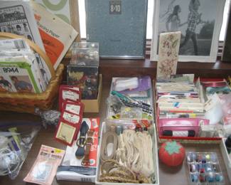 Sewing patterns and notions