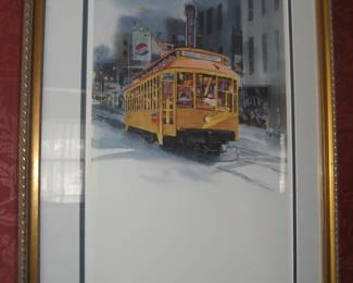 Framed print "Yesterday" by Dave Riebe 
