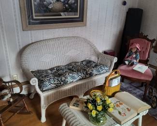 Wicker, Victorian chairs