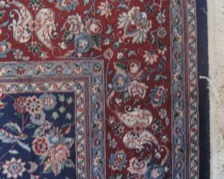Close-up of Sino-Tabriz Oriental rug