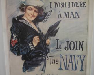 Navy recruitment poster
