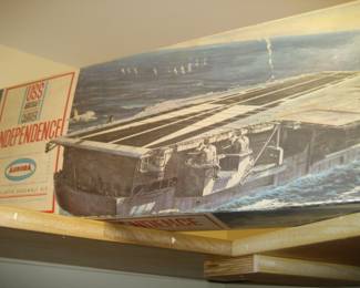 Aurora USS Aircraft Carrier Independence model