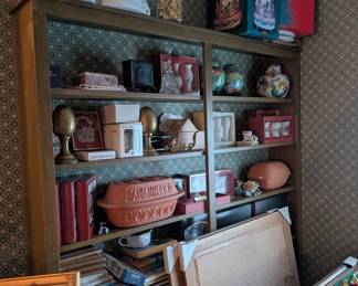 trinkets, porcelain, brass, cookware, art