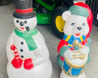 Christmas Plastic Blow Molds 