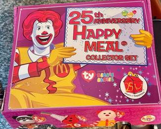 25th Anniversary Happy Meal Collector Set - TY Beanie Babies