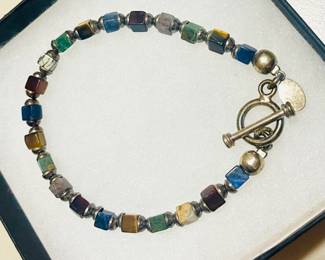 SILPADA Sterling Silver Beaded Bracelet 