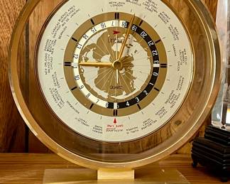 Vintage Linden GMT Quartz World Clock 