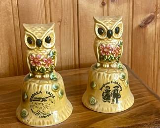 Vintage Owl Bells 