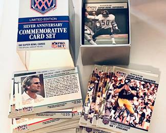 Super Bowl Commemorative Card Set