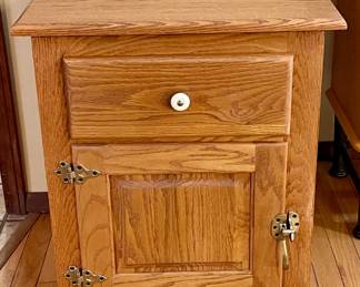End Table with Latch Door 