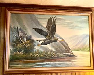 Original Bald Eagle Painting 