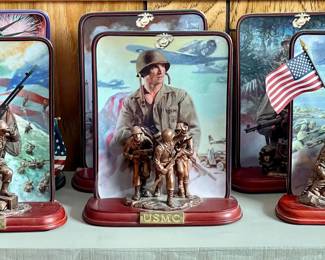 Bradford Exchange USMC Tributes by Jim Griffin 