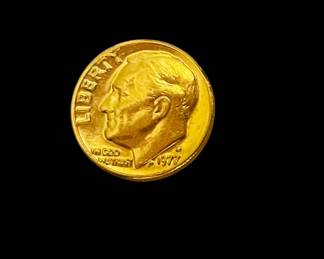Gold-Plated Dime