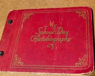 1940s - My School-Day Autobiography/Signature Book