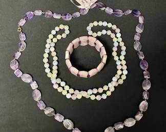 SH517Purple Stone Jewelry