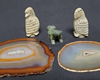 SH431Carved Stone Figures And More