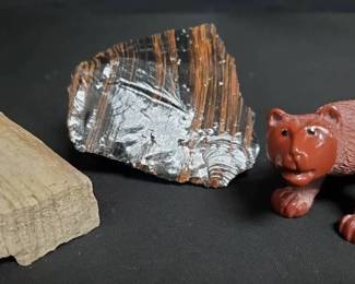 SH446Zuni Bear Figurine And More 