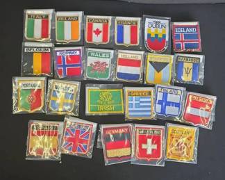 SH339Miscellaneous Patches Fron Different Countries Throughout The World
