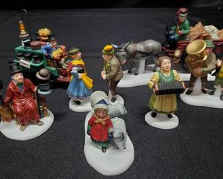 SH328Department 56 Chelsea Market Fish Monger And More Figurines 