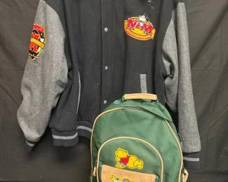 SH342Mickey Mouse Varsity Jacket 