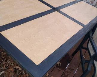 patio table and 6 chairs