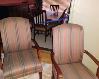 2 nice armed chairs