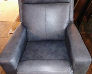 Leather recliner
