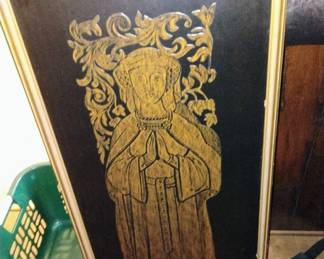 Unusual art work internet said it was rolled brass