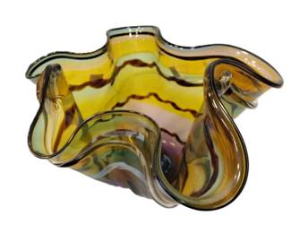 SUSAN GLASS FREE FORM BOWL