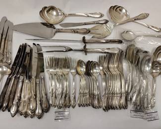 RHAPSODY BY INTERNATIONAL STERLING FLATWARE SET