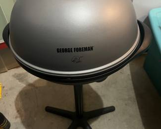 George Foreman indoor/outdoor electric grill